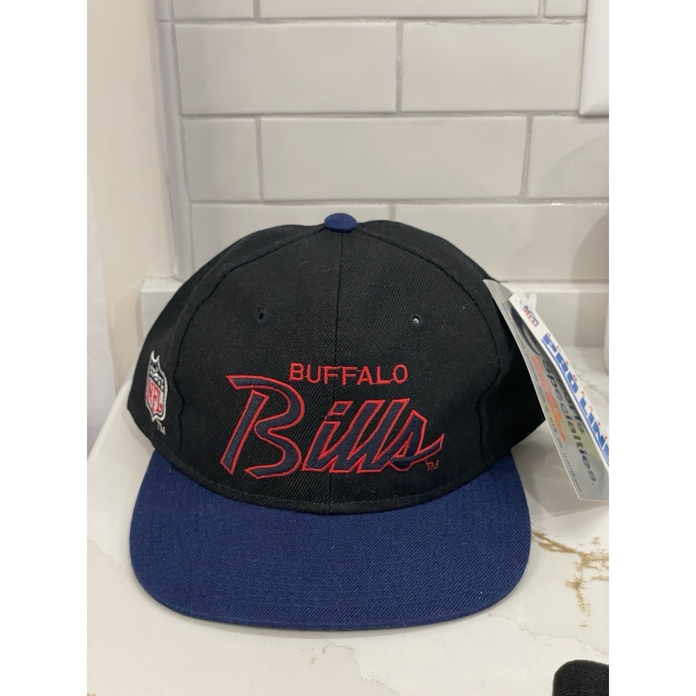 Vintage Buffalo Bills NFL Snapback‎ Script Hat Cap Sports Specialties New Tags
